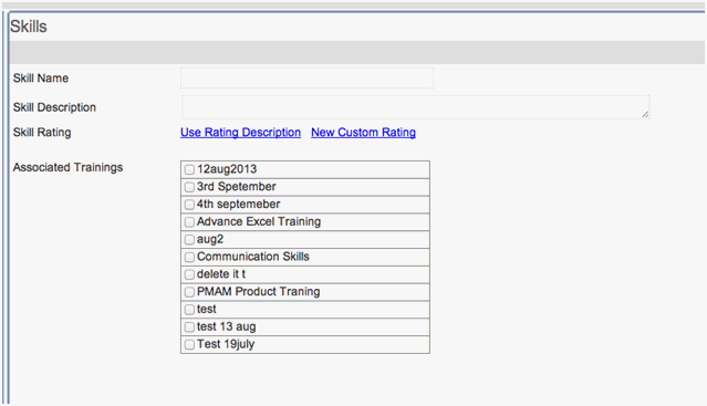 skill name