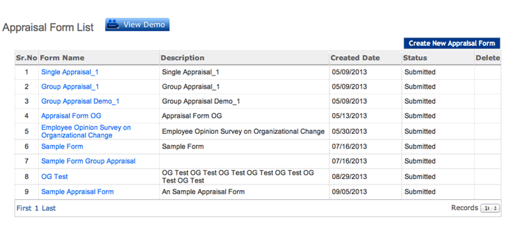 appraisal form appraisel forms